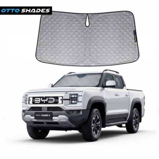 Car Rear Side Window Sun Shade Blind Mesh for BYD Shark 6 2024-2025 Windscreen Sun Shade