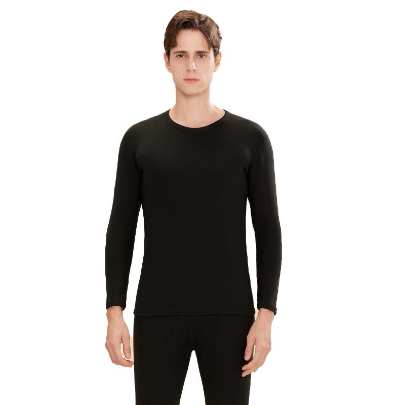 Mulberry Silk Wool Thermal Underwear Set: Velvet-Lined for Men & Women, Perfect for Autumn & Winter