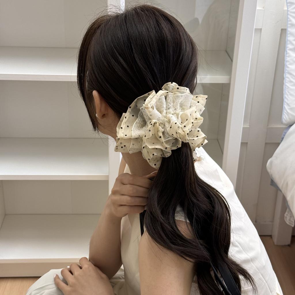 Large Hair Tie Accessories for Girls Women Scrunchies Elastic Band Korean Sweets Adults Leading Fashion Popular New In Designer