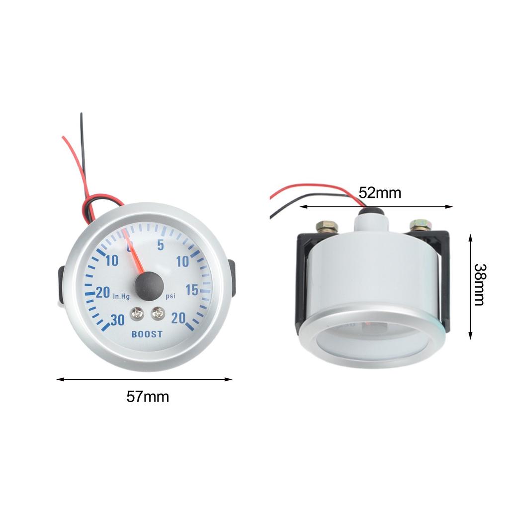 Precision Measurement Turbocharger Gauge Vibrant Illumination