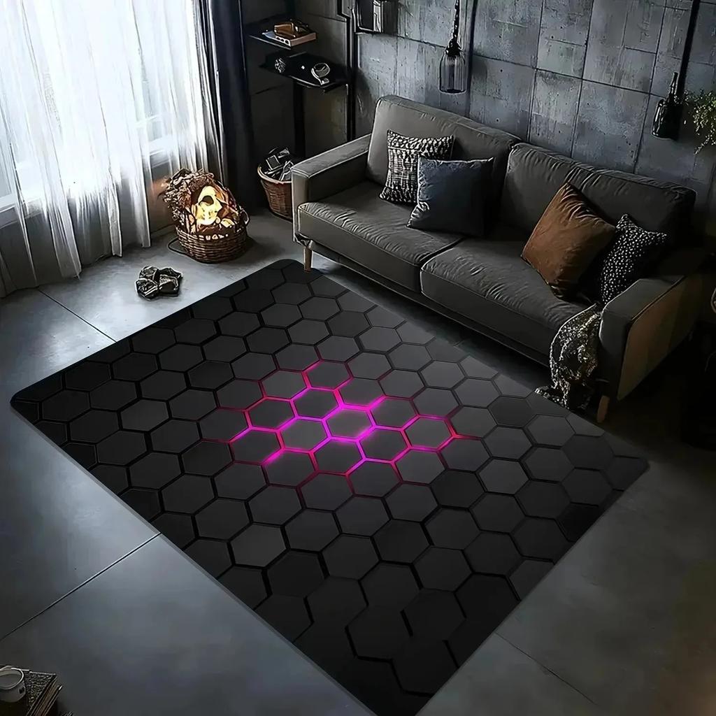 1PC Flower Pattern Kitchen Rugs Non-Slip Home Door Mats Pop Design Bathroom Rug Bath Mat Carpet for Home Sink Laundry Decor