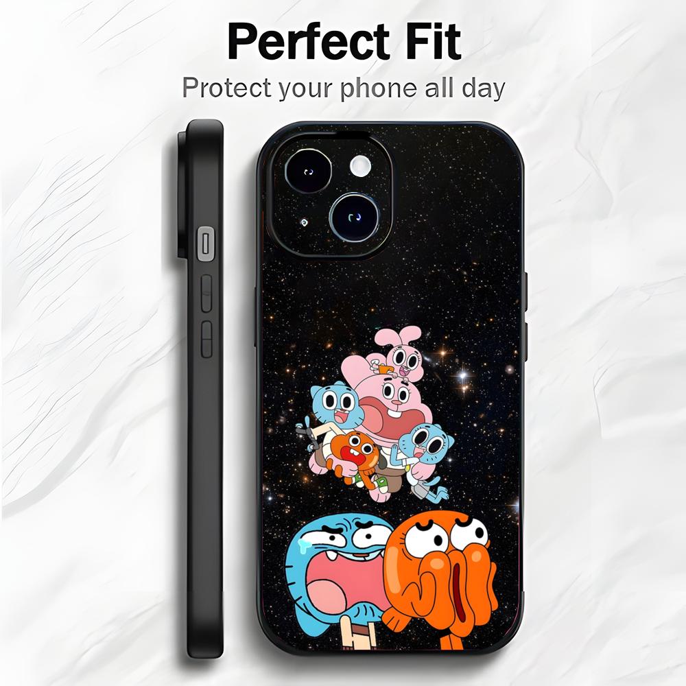 

Cartoon T-The Amazing World of Gumball Phone Case Phone Case Soft Packaging Lightweight For iPhone17 16 15 14 13ProMax iphone12promax