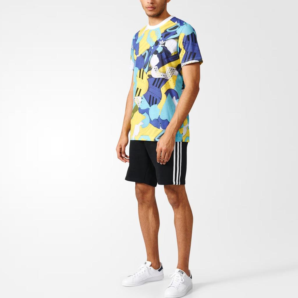 Adidas Originals Foundation Lifestyle Series Brand Logo Sport Simple Fashion Five-Point Casual Shorts Men shorts Black BK0006