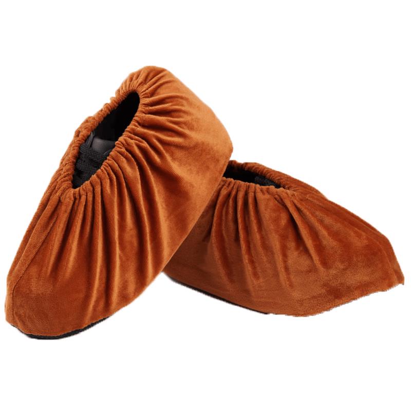 Reusable Thickened Non-Slip Velvet Shoe Covers 5 Pairs