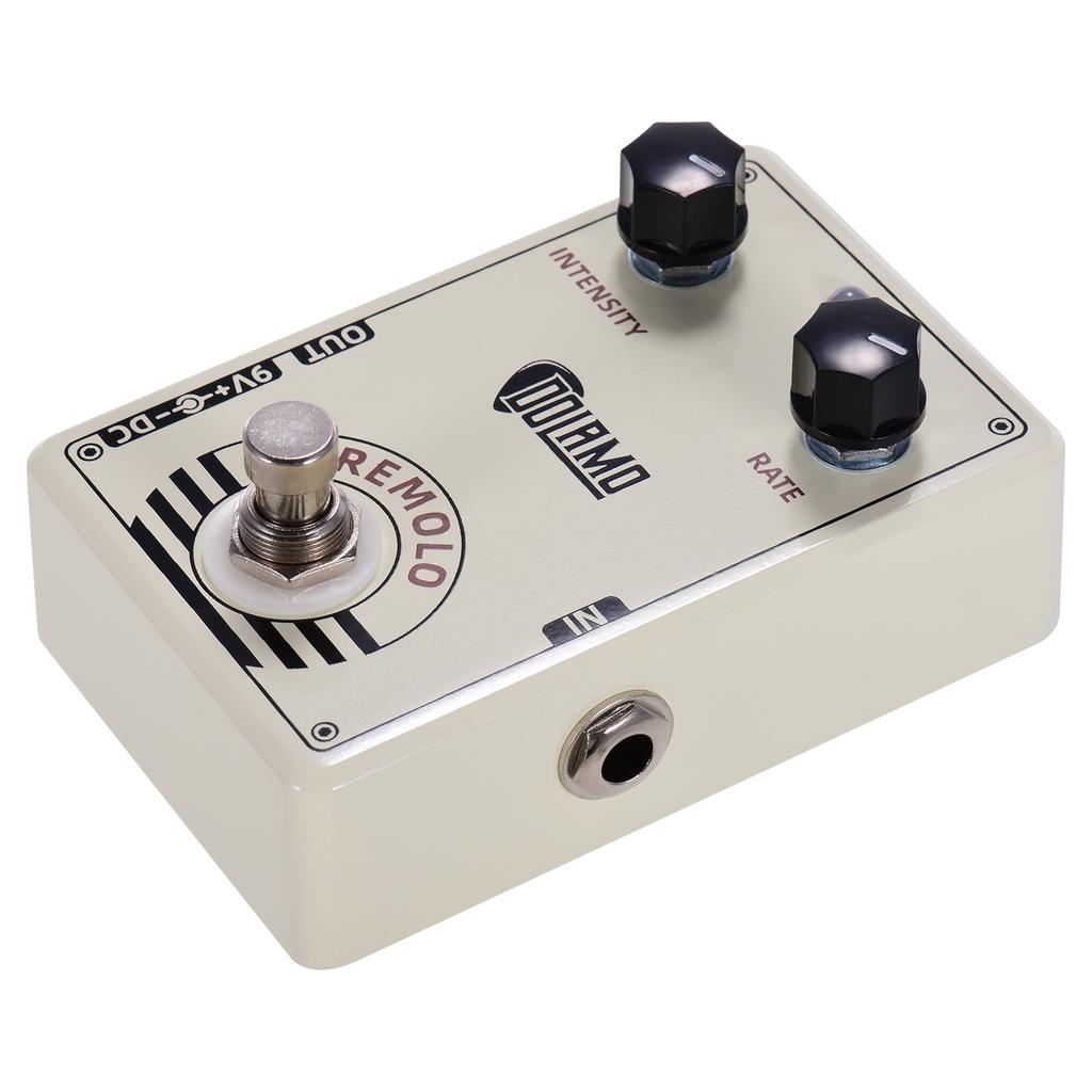 Dolamo D-13 Tremolo-Gitarreneffektpedal im Vintage-Stil mit Intensitäts- und Geschwindigkeitsreglern, True Bypass