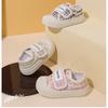 Dziewczęce buty dziecięce buty codzienne 2024 Jesień Nowe dziecięce płócienne modne buty dziecięce miękka podeszwa antypoślizgowe buty do chodzenia Zapatos Niña