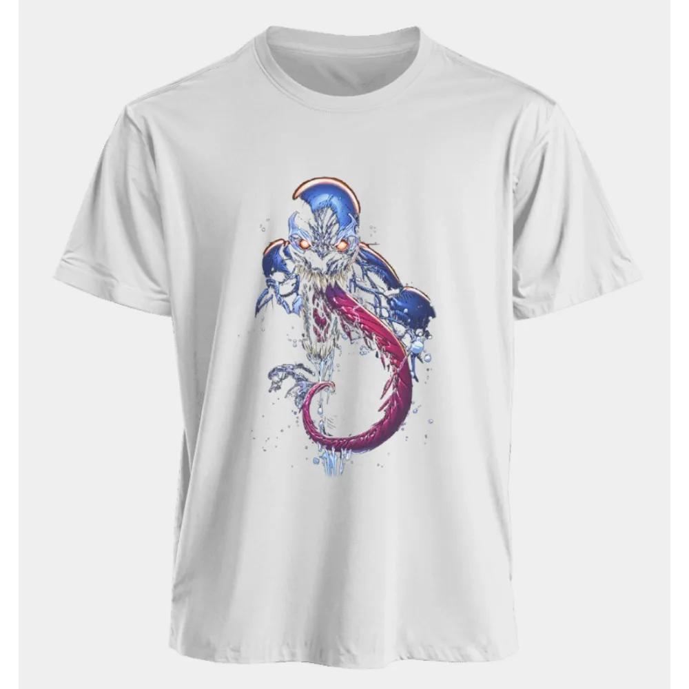 Marvel Mens and Womens Tshirts Venom Summer American Spring and Autumn Casual Sports Trend Harajuku Fashion Short Sleeves