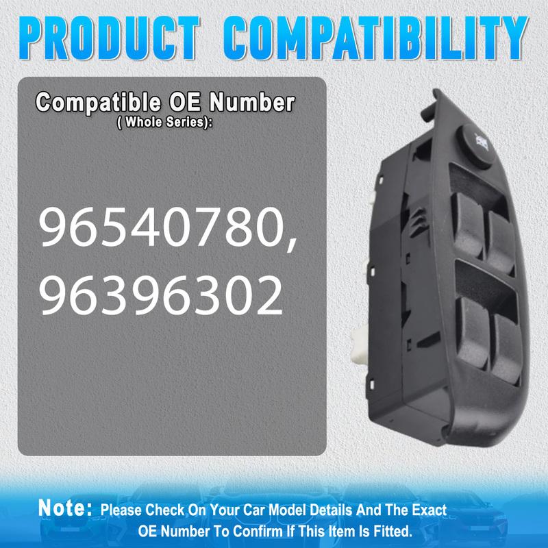 11 P Front Left Power Window Lift Switch For Chevrolet Aveo 2004-2005 96396302 96540780 Car Accessories