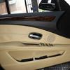 ABS Carbon Fiber/Silver Car Interior Door Handle Bowl Cover Trim Sticker For BMW 5 Series E60 2004-2010 Auto Accessories