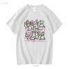 Grove Street Graffiti T-shirt in Cotone Pesante vintage Lavata Traspirante Elasticizzata Casual grafica Leggermente Morbida moda streetwear
