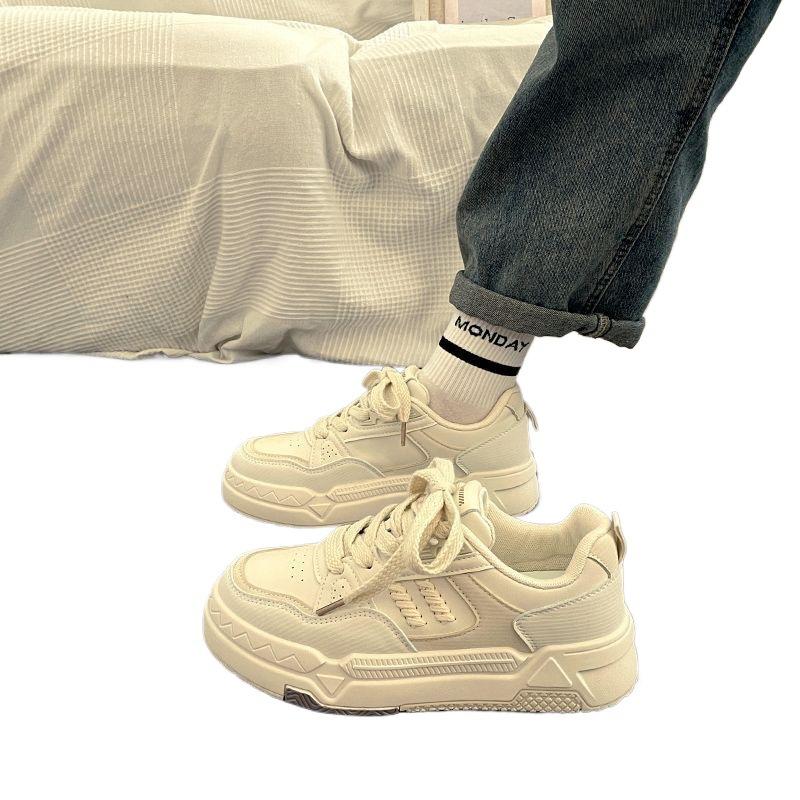 Little White Shoes Children's Tide 2025 Spring and Autumn New Board Shoes Versatile Platform Casual Sports Shoes Women