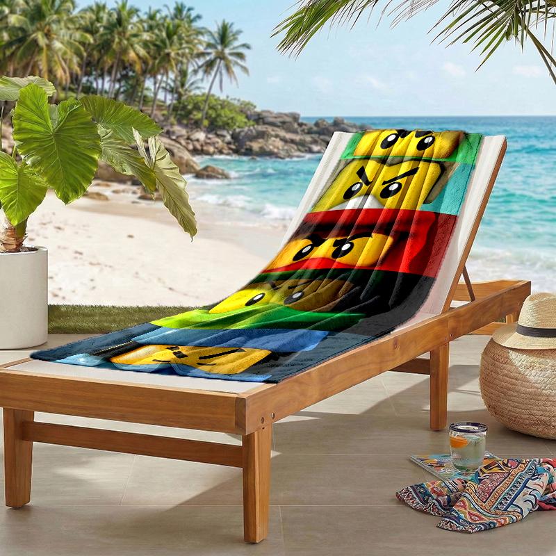 Ninja Fashion Beach Towel: Ideal for Summer Adventures Soft, absorbent and quick drying suitable for swimming and bathing