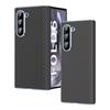 Samsung Z Fold Series (6/5/4) Phone Case - Carbon Fiber Texture, Full Hinge Wrap, Electroplated, Drop-Proof.