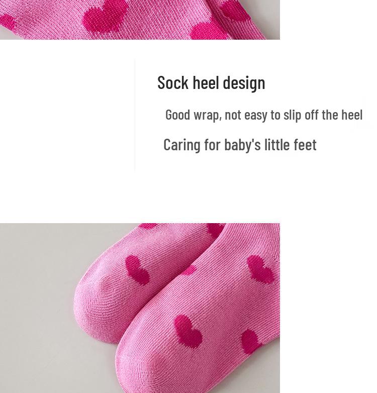 2024 Autumn Seamless Cartoon Rabbit Princess Socks - 4 Pairs for Kids