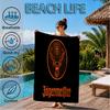 Jager-meister Spirituosen Strandtuch, Mikrofaser-Strandtuch, Perfekt für Pool, Strand, Reisen, Heimdekoration Strandparty Fan-Geschenke
