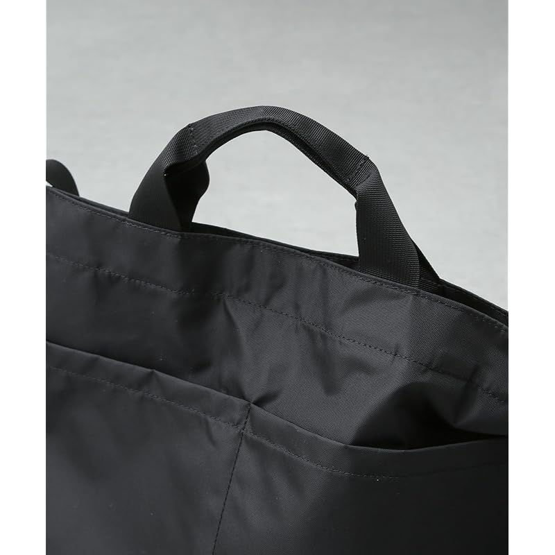 [Nano Universe] tote bag Drifter/Special order NU POCKETS TOTE ladies F 010 black 671-5132070