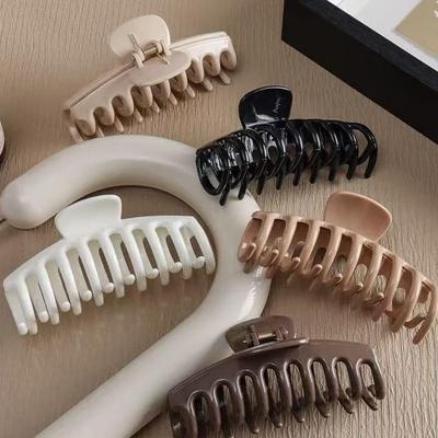 Silicone Matte Shark Hair Clip for Voluminous Updo - High-End Fine Hair Accessory