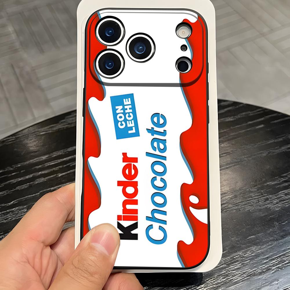 Trolly Egg K-KINDER JOY Surprise Phone Case For IPhone 17 Pro Max 16 15 14 Pro Max 13 11 X Xs Xr 8 7Plus Silicone Cover