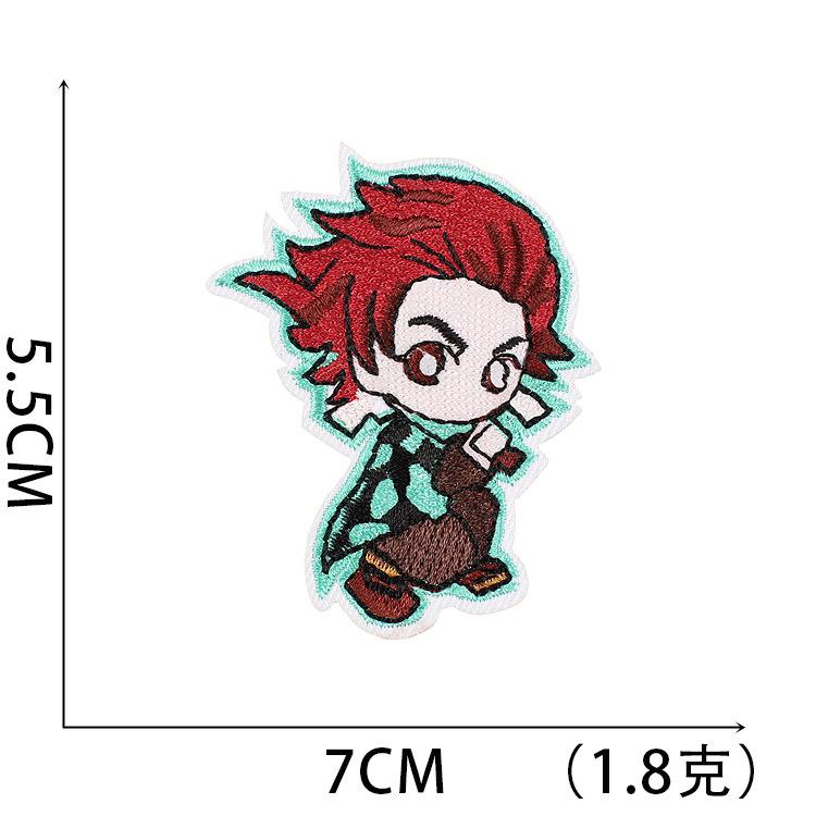 Computer Embroidery Label Cartoon Embroidery Cloth Sticker Animation Character Diy Decorative Patch Sticker Ironing Embroidery Chapter Boy