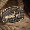 Metalllegierungs-Gürtelschnallen für Männer, handgefertigtes Gürtelzubehör, DIY, Western-Cowboy-Rock-Stil
