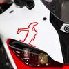 Creative Action Pose Design Vinyl Stickers Waterproof Pvc Cars Motorcycles Decorations Reflective Strong Adhesive Decals