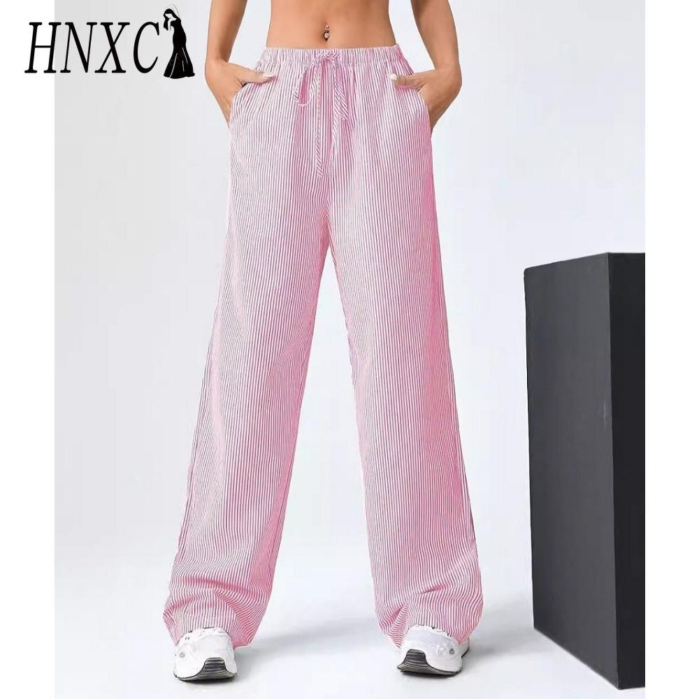 

HNXC Женские модные повседневные брюки и капри XXL розовый