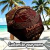 Custom Name Personalized Manchester United Print Umbrella, Auto Open Close, 8‑Rib Sturdy Frame, Commute Camping Hiking Use, Birthday Gift