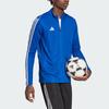 Adidas Color Block Striped Zip Collar Jacket Men Jackets Blue HS3505