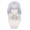 LVMEY Character Cosplay Gray Short Game Perfect for Comiket School Cultural and Includes Wig Net Wig, Hair, Costume, Heat-Resistant Wig, Events,