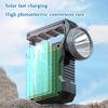 Solar-powered Handheld Flashlight Outdoor Portable Searchlight Type-C Rechargeable long-range Beam Flashlight
