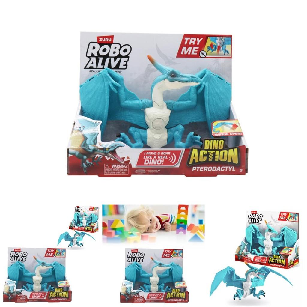 Robo Alive Dinosaur Action Figure Toy With Plastic Material For Kids Play And Interest Development