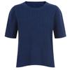 Shop   Women S Mid SeaSon verSatile Short Sleeve Cable Knit Gray Naru Wkn 20350