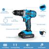 21V Rechargeable Lithium Battery Impact Drill Handheld Portable Electric Screwdriver Electric Drill Set