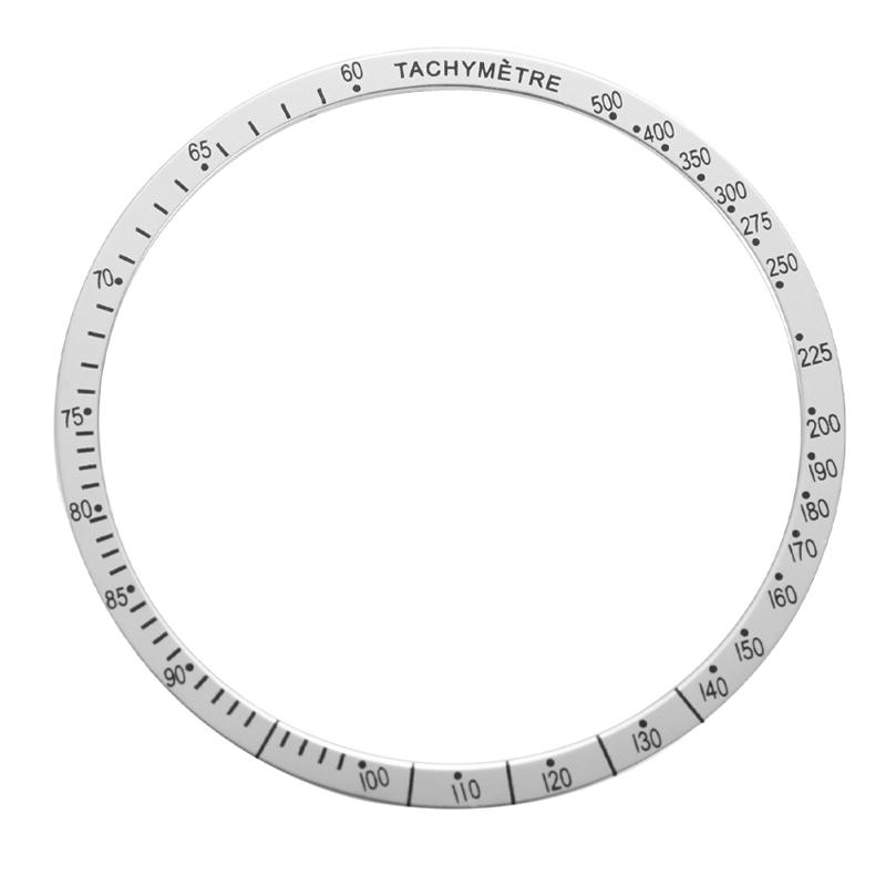 Для серии OMEGA Speedmaster алюминиевый металлический ободок часов Металлическое кольцо со шкалой Внешнее кольцо часов Аксессуар Мужские часы Часть Аксессуары 38.5x34mm