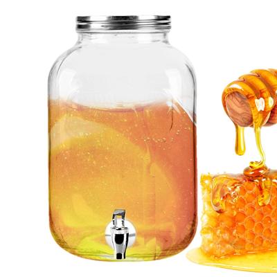 4L Cold Kettle Lemonade Bottle Drinkware Cold Water Container Beverage Dispenser Cold Juice Drinks Bucket Tank With Spigot