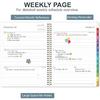 2026 Planner - 2026 Calendar Planner, Jan. 2026 - Dec. 2026, 2026 Planner Weekly and Monthly with 12 Colorful Monthly Tabs, 8.5" x 11" Inner Pocket,