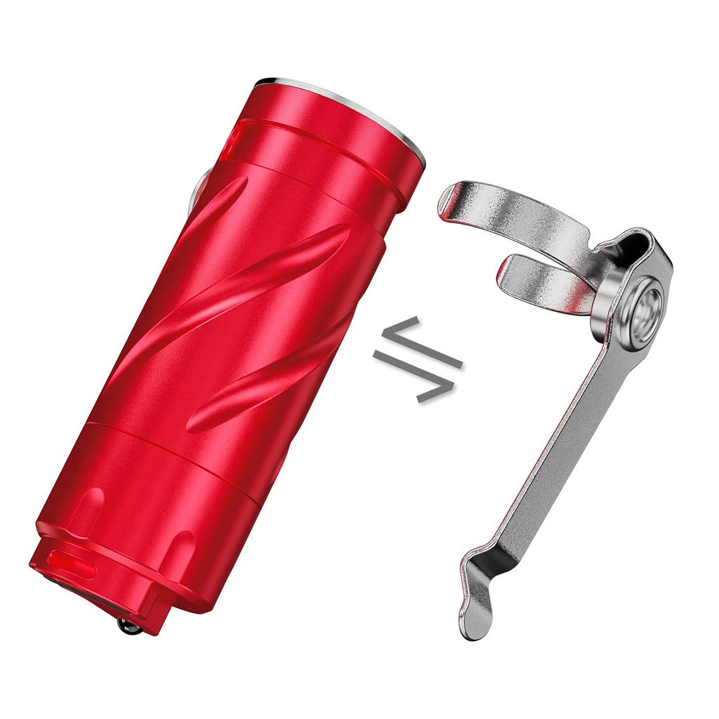 RovyVon S3 6500K Keychain Up To 1800 EDC Ideal for Outdoor Emergency Situations Flashlight, Pocket-Sized, Lumens, Ultra-Bright Flashlight, USB-C