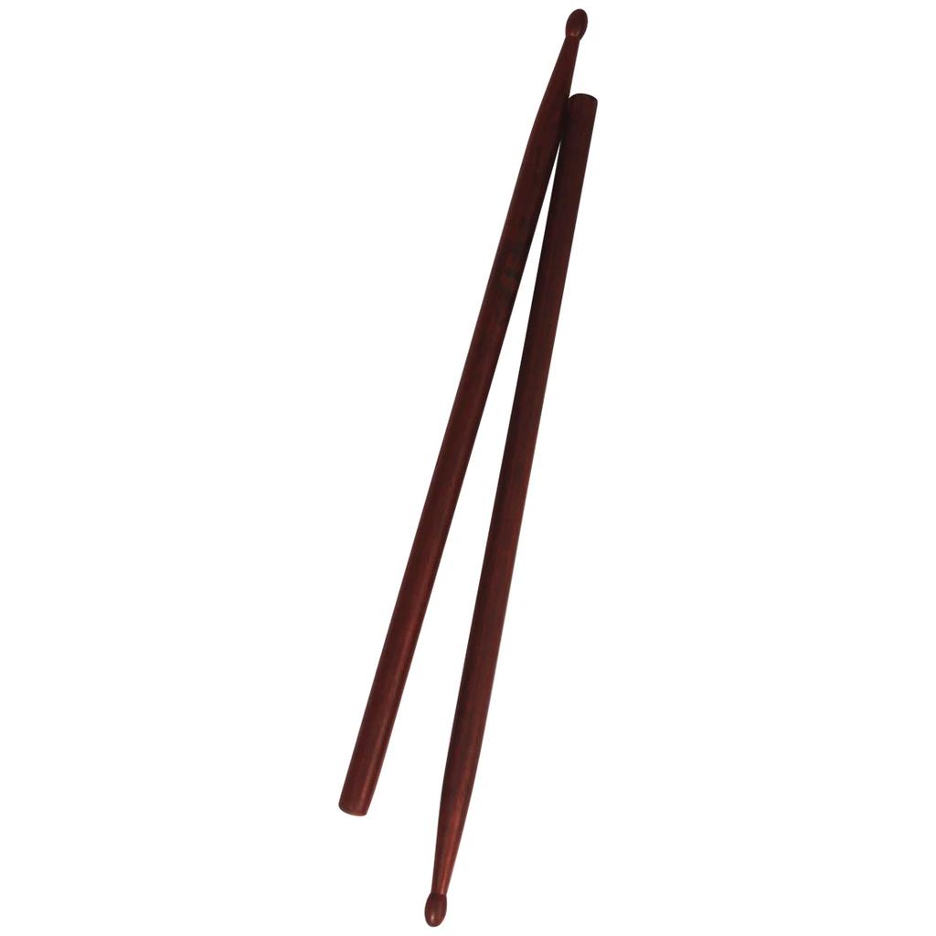 1pair Mahogany Drum Mallet Professional Percussion Accessories Red Wooden Drumsticks Practical Mahogany Sticks Instrument