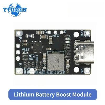 2S Type-C USB 15W 8.4V 12.6V 1.5A  BMS Lithium Battery Charging Boost Module With Balanced Support Fast Charge With Indicator