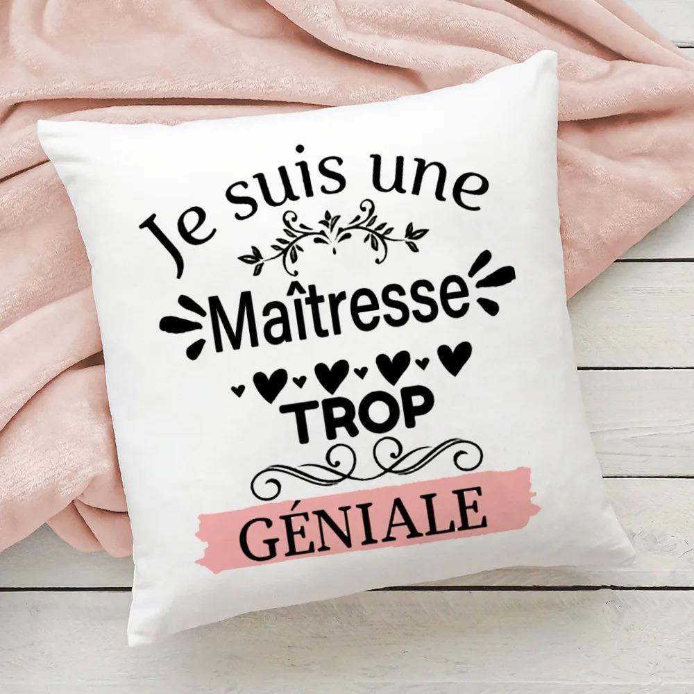 Personalized classic quote pillowcase home room decoration office seat living room sofa cushion cover gift 45x45cm