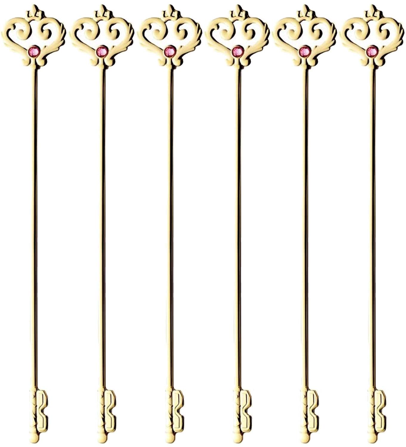 

Takakuwa Metal Herky Gold Muddler Pink Set of 6 519903 розовый