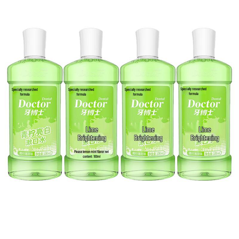 Dr. Ya Fluoride Lime Whitening Mouthwash 4-Pack