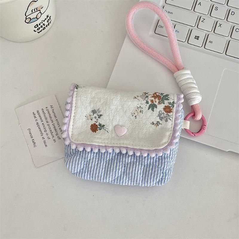 Pure Cotton Small Floral Storage Is Suitable for CCD Camera Bag, Anti-drop and Anti-knock, Portable and Compact Travel Storage Bag.