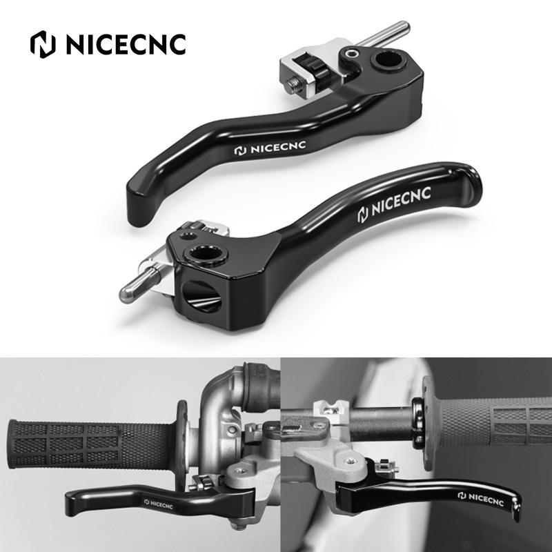 NICECNC For Husqvarna TE 300 250 FE 350 450 501 2022-2024 Shorty Clutch Lever Brake Lever For GasGas EC 300 EC 250 2021-2025