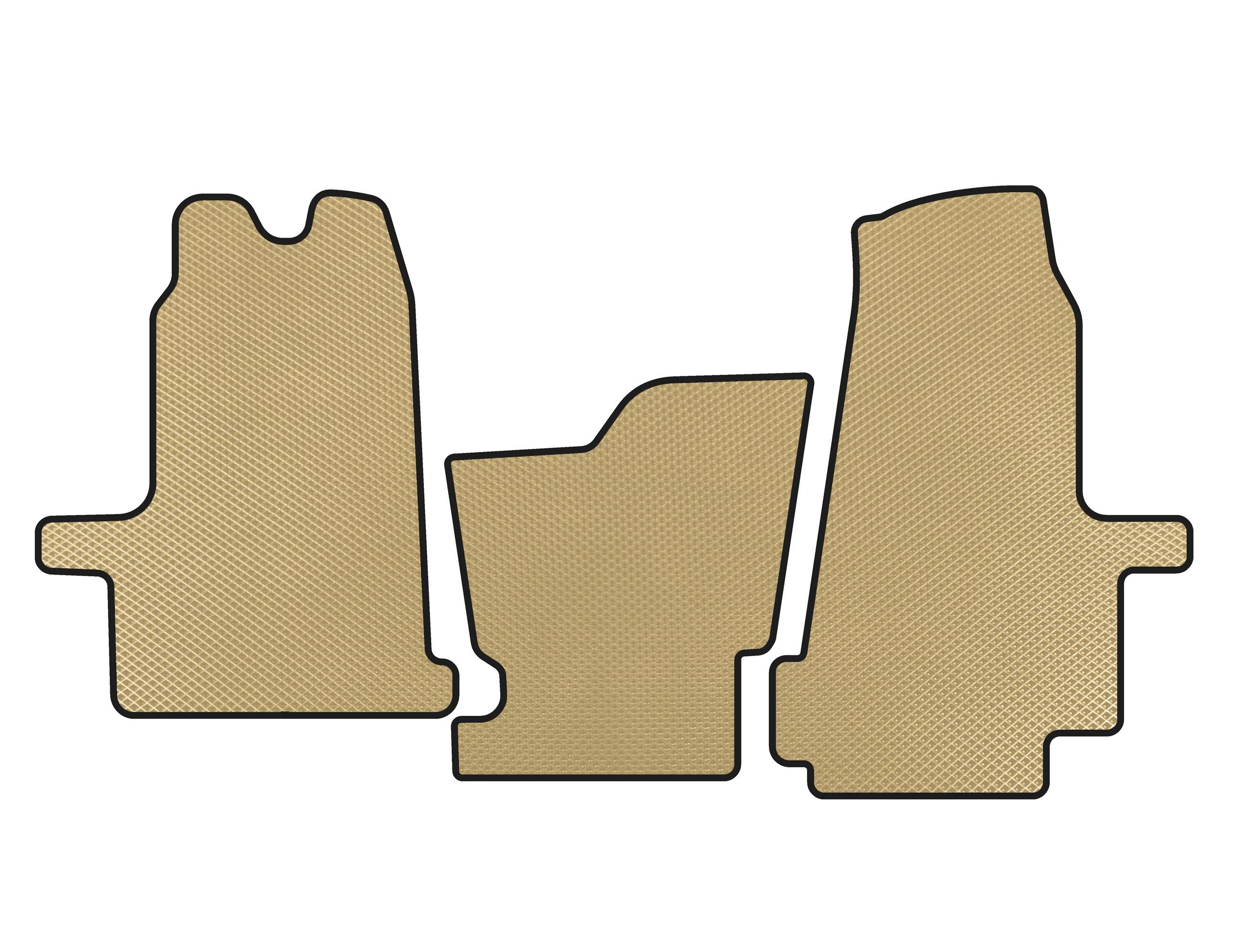 

EVA mats (2000-2006, Automatic Transmission, Beige) for Ford Transit