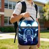 Seishiro Nagi Insulated Lunch Bag Portable Blues Locks Reusable Thermal Bag Tote Lunch Box Work  Outdoor Food Handbags