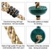 Kids Outdoor Play Equipment | Fitness Swing Set Climbing Rope+Platforms+Disc Seat Garden Toy & Playground Accessories Active Fun