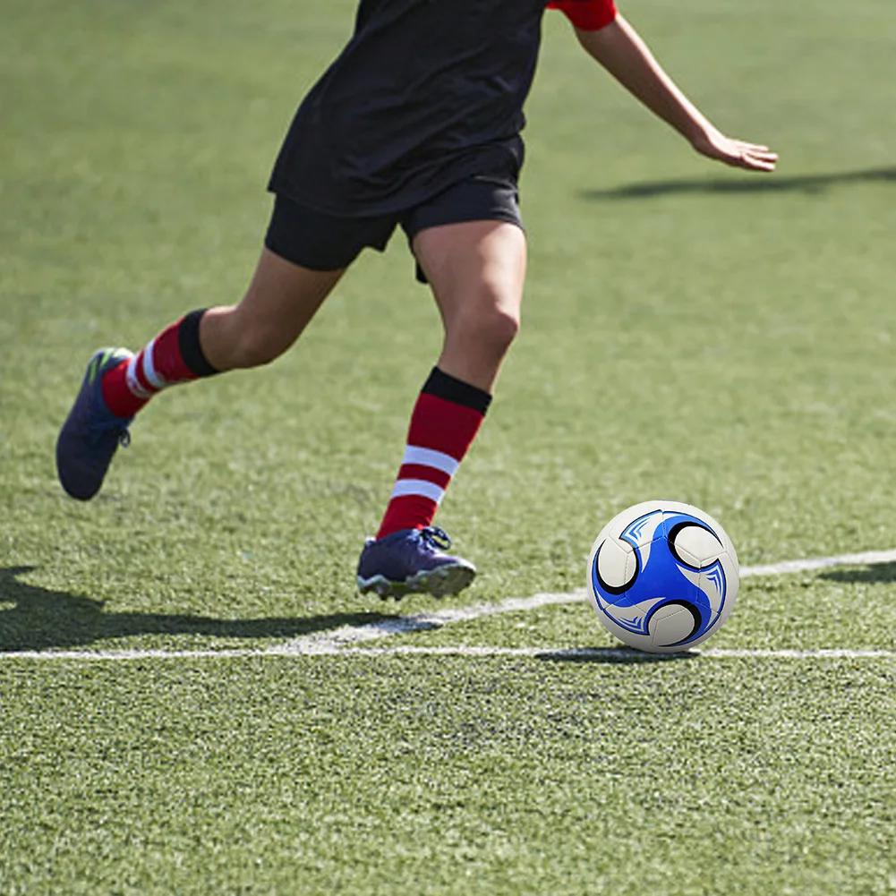 1PCS Soccer Ball Size 5 PU Material Seamless Durable Outdoor Football Training for Adults Youths Teens Match Soccer Ball Machine