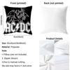 Band A-AC D-DC Cushion Cover Comfortable Reversible Pillow Cover Ideal for Car Sofa Bedroom & Beyond