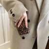 PU-Leder Umschlag Clutch Tasche Elegante Münzbörse Mode Leopard Kurzes Portemonnaie Geschenk